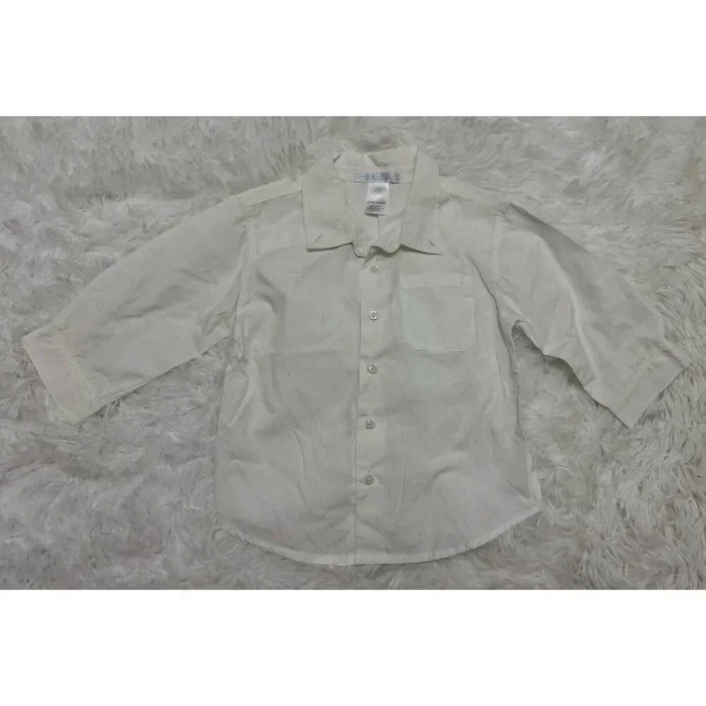 Oshkosh Boden Janie & Jack Top Lot Of 4 Boys Top Button Shirt Long Sleeve 12mos